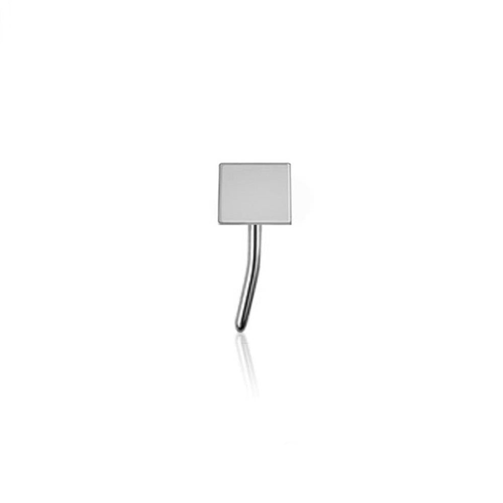 Premium G23 Titanium Small Square Simple Threadless Top