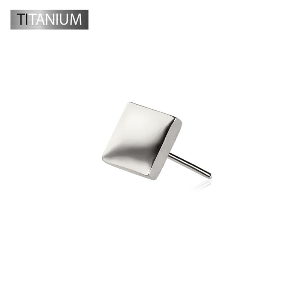 Premium G23 Titanium Square Simple Threadless Top