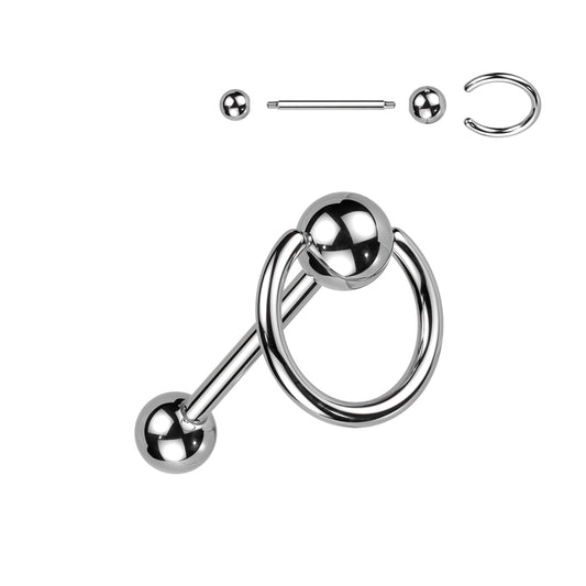 Slave Ring Externally Threaded Ball Back 14g