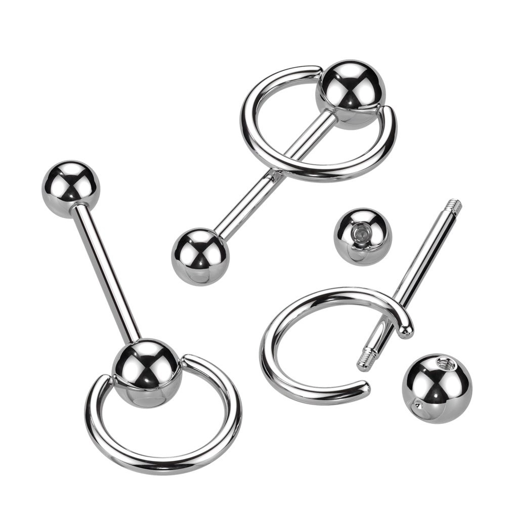 Slave Ring Externally Threaded Ball Back 14g
