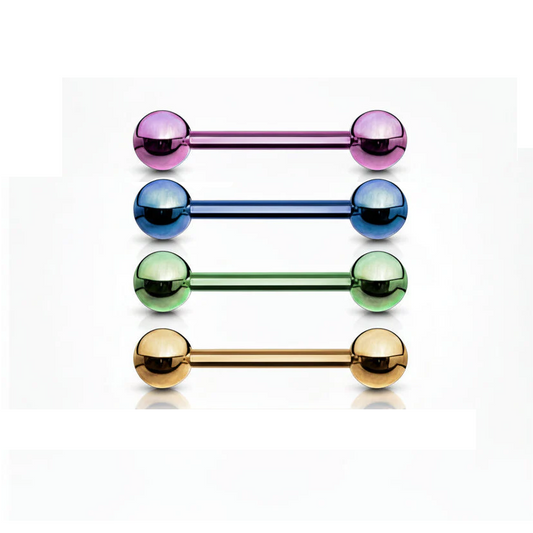 PVD Steel Straight Barbell 16g