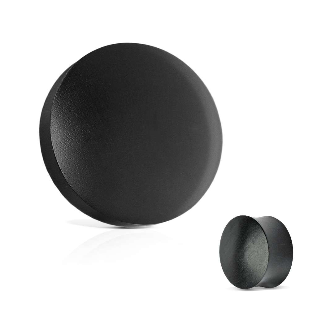Black Areng Wood - Saddle Plug 8, 6, 4, 2, 0, 00, 1-2, 9-16, 5-8, 3-4, 7-8, 1, 27.5mm, 30mm, 32.5mm, 35mm, 37.5mm, 40mm, 42.5mm, 45mm, 47.5mm, 51mm