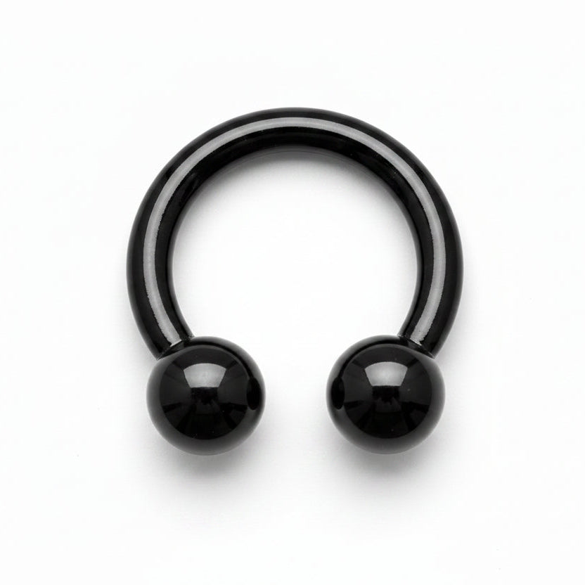 Lucite Circular Barbell Internally Threaded