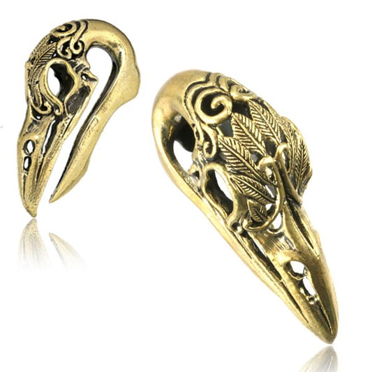 Brass Carved Crow 0g $119