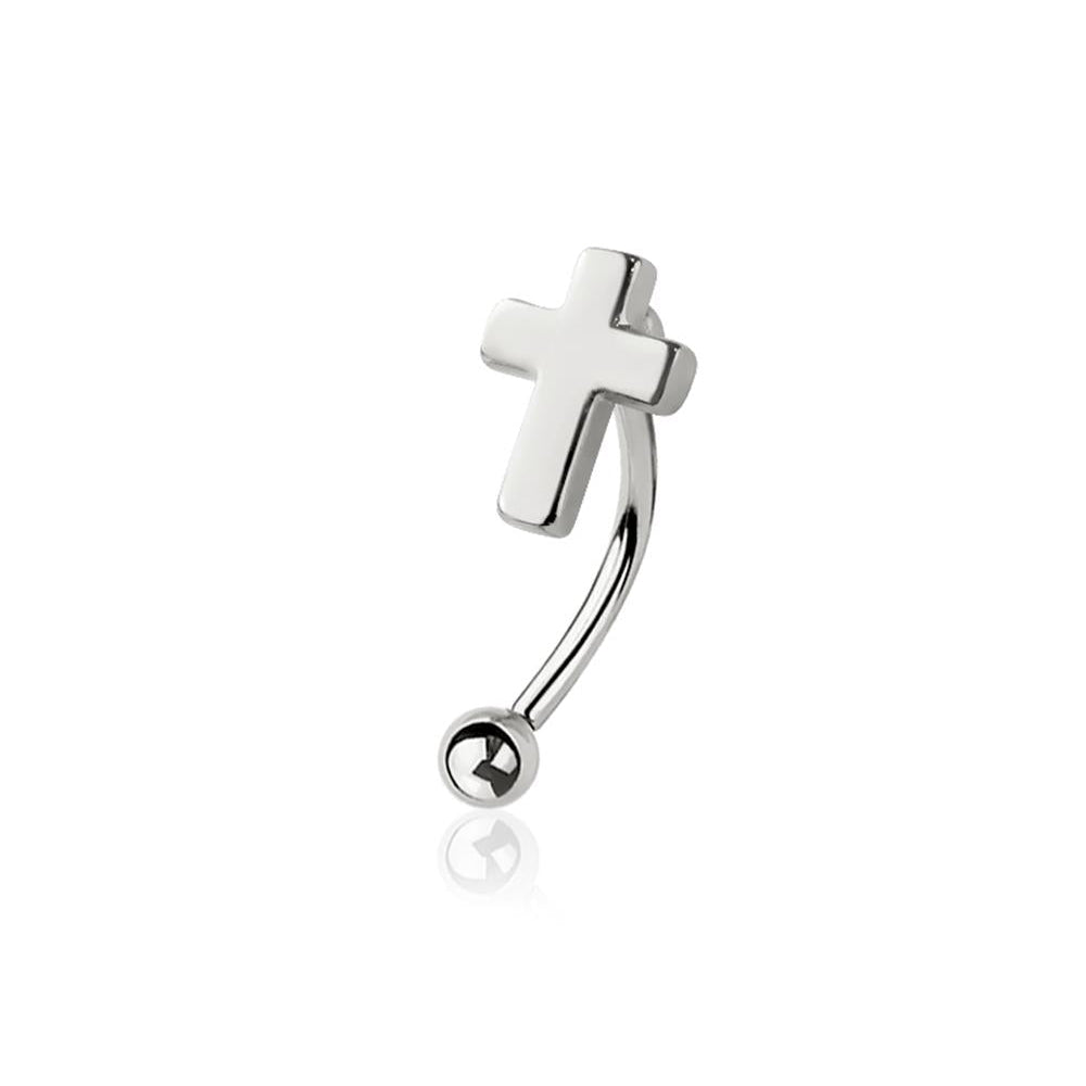 Cross Curved Barbell 16g