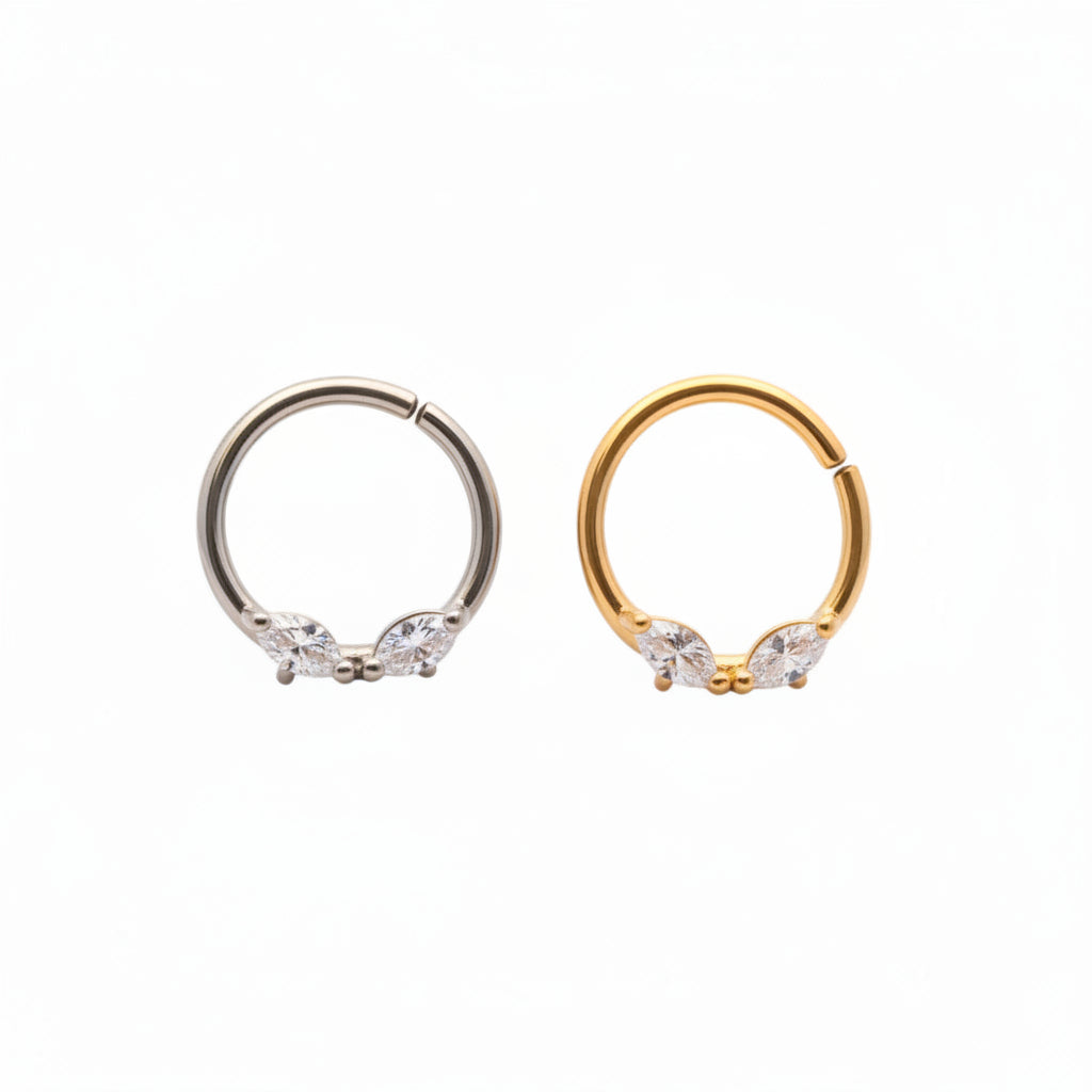 Marquise Crystal Bendable Ring 16g