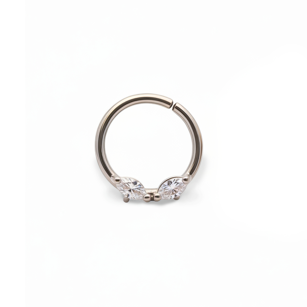 Marquise Crystal Bendable Ring 16g