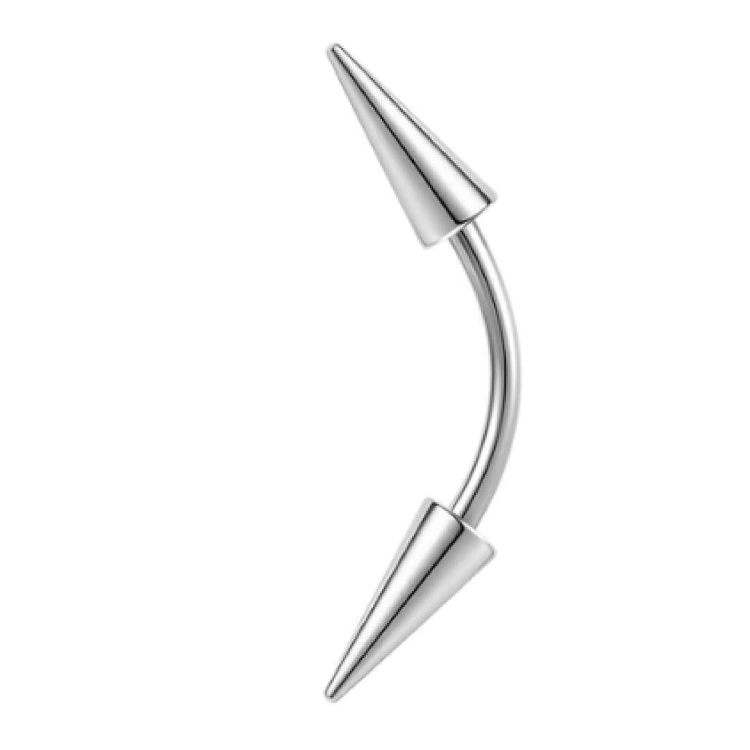 Cone-Spike-Curved-Barbell