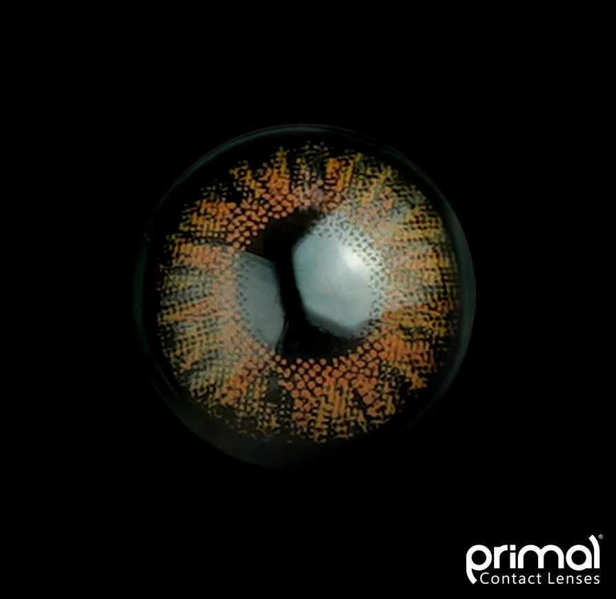 Delightful Honey - Light Brown Colored - Primal Contact Lenses