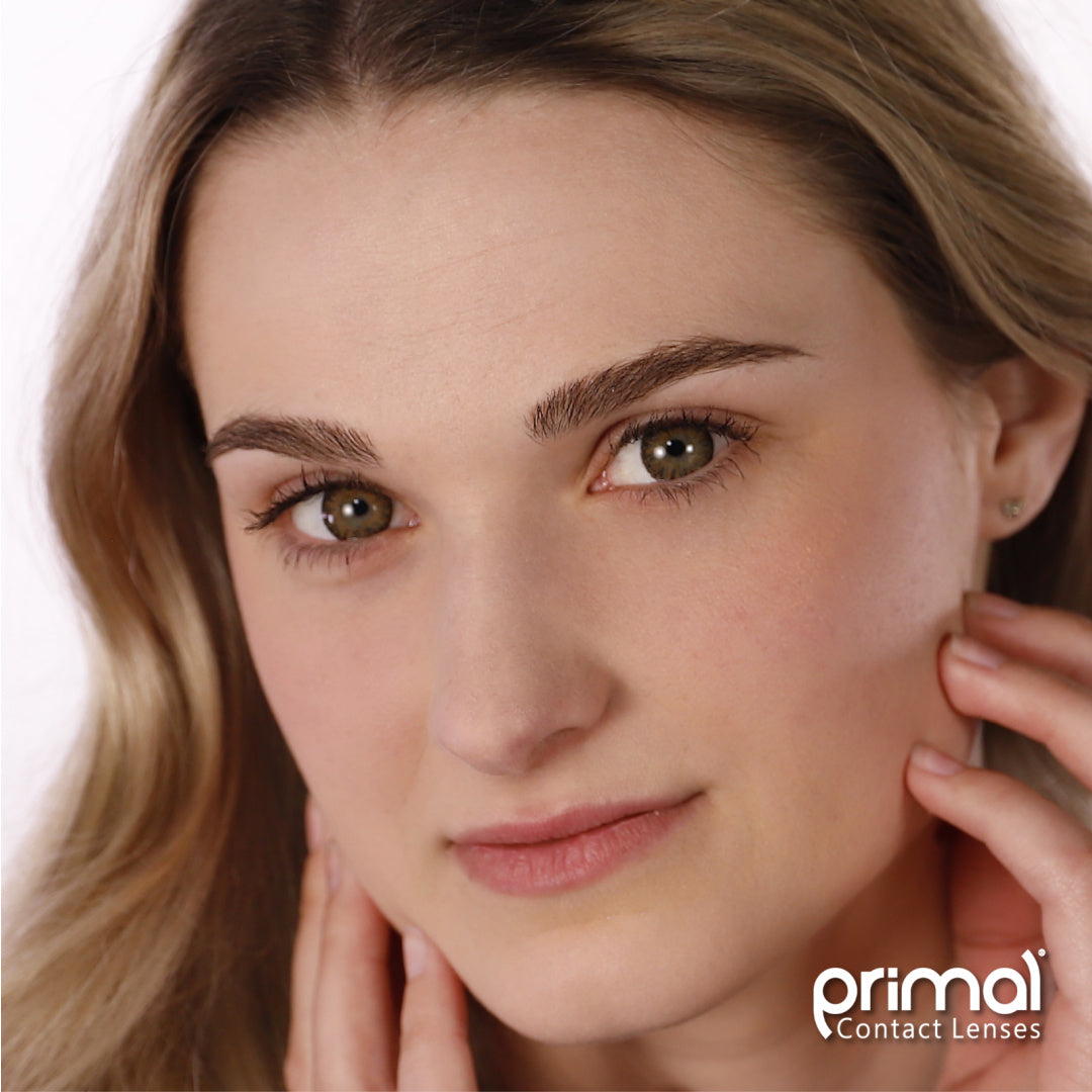 Delightful Honey - Light Brown Colored - Primal Contact Lenses