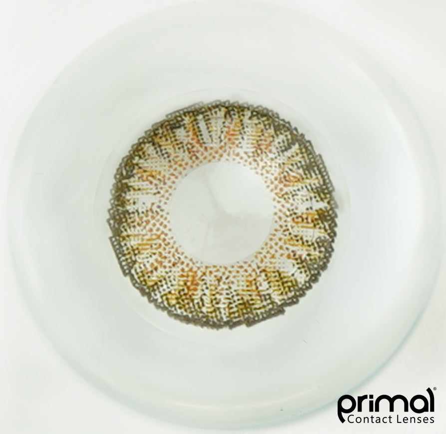 Delightful Honey - Light Brown Colored - Primal Contact Lenses