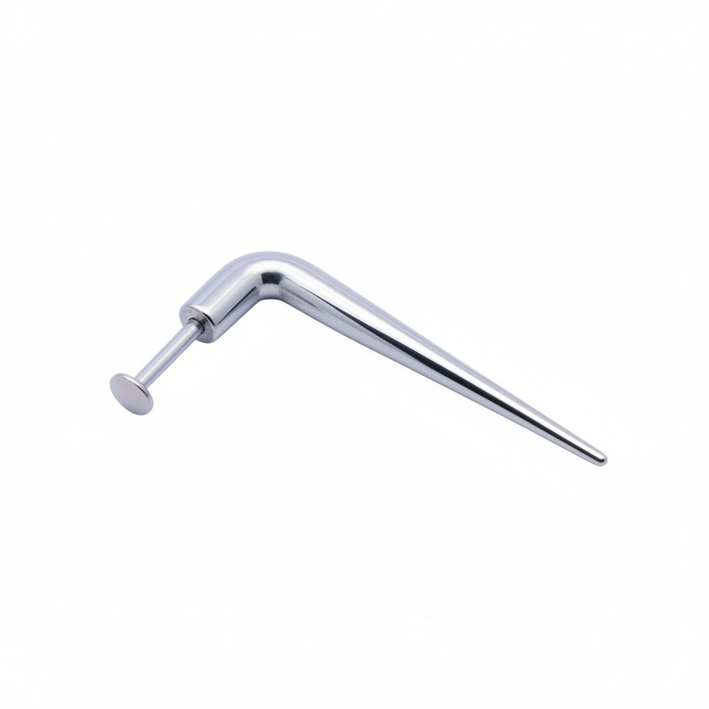 Surgical Steel Tribal Straight Disturbed Flat Back 14g