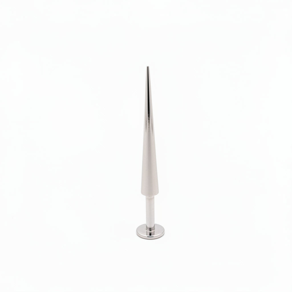 Surgical Steel Taper Spike Disturbed Flat Back 14g