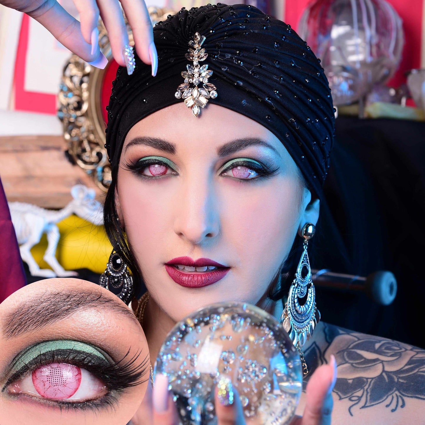 Embryo - Cosplay Pink Colored - Primal Contact Lenses