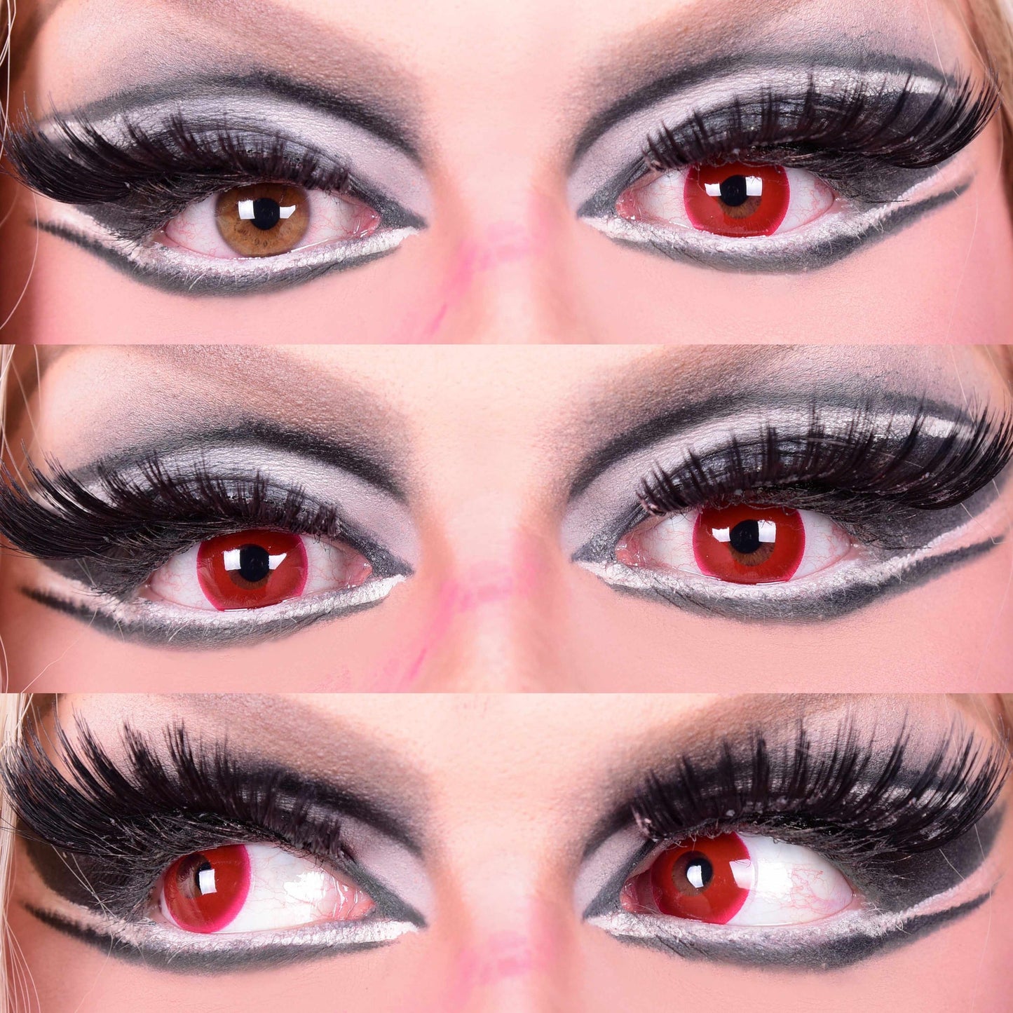 Evil Eyes - Red Colored - Primal Contact Lenses