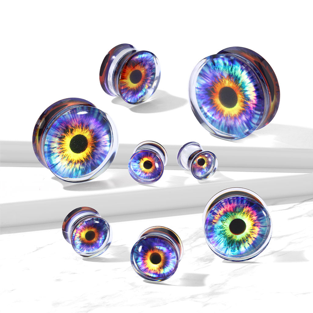Eyeball Lucite Saddle Plug - See Attributes 3