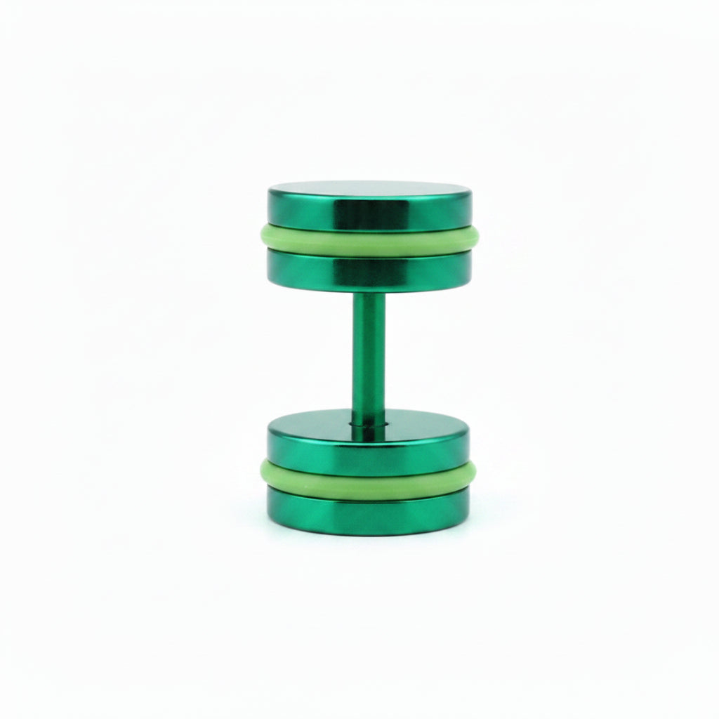 PVD Surgical Steel + Colour-Matched O-Rings Cheaters 16g