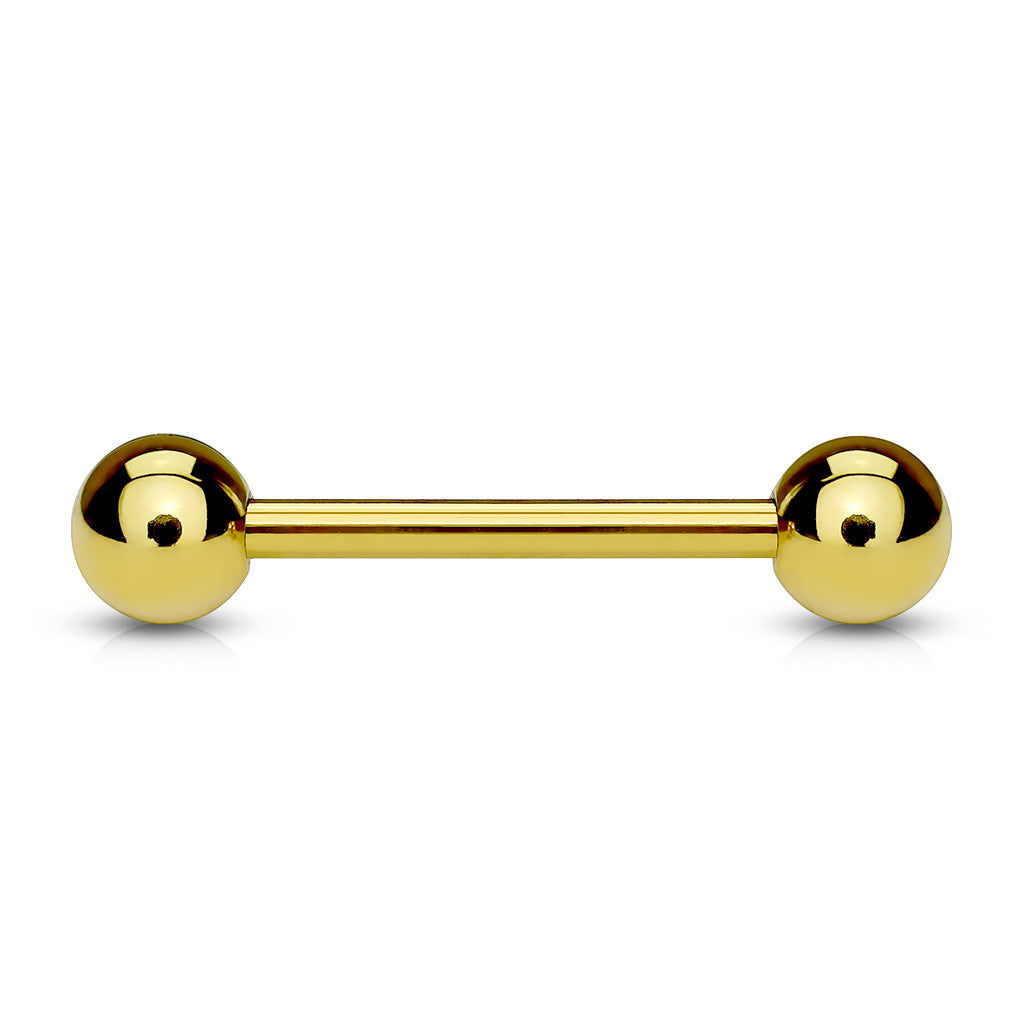 PVD Steel Straight Barbell 14g