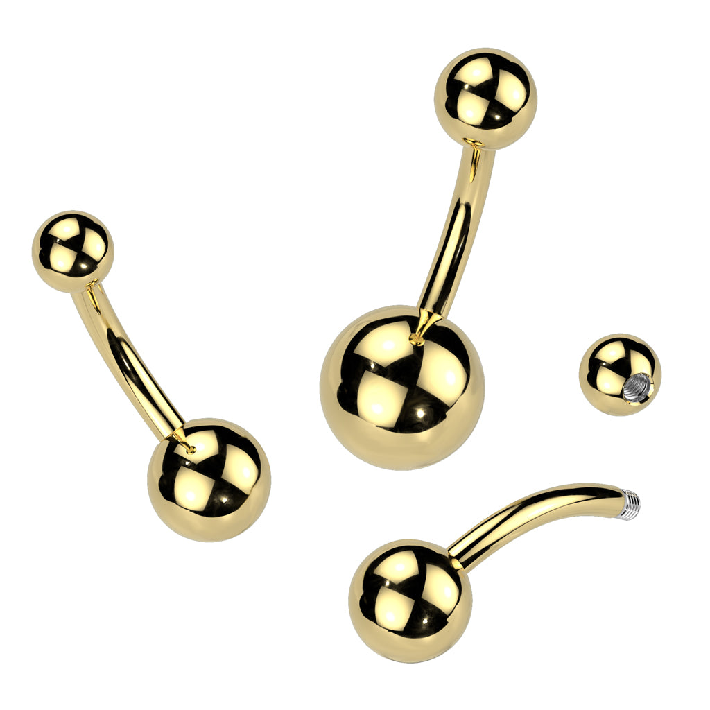 PVD Belly Ring 14g