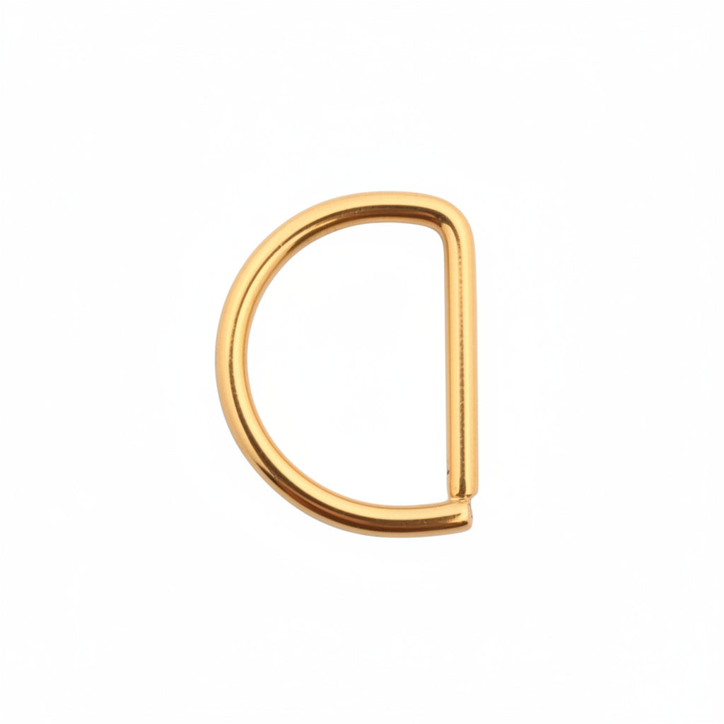 PVD D-Ring Bendable Ring 16g