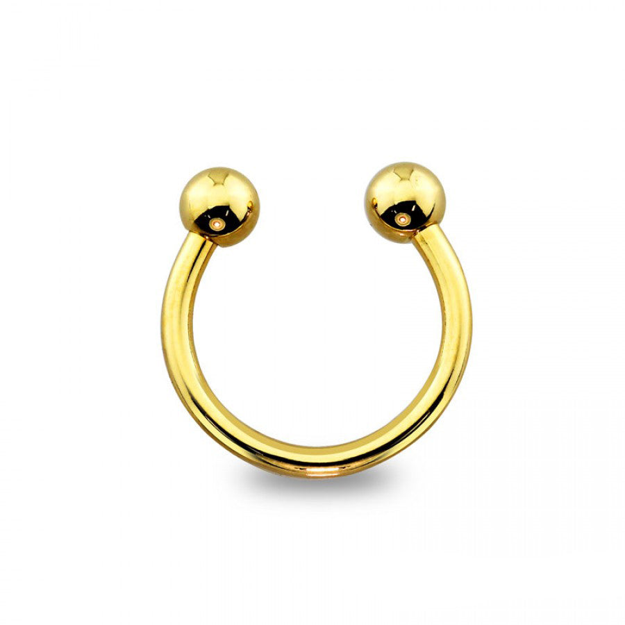 PVD Steel Circular Barbell