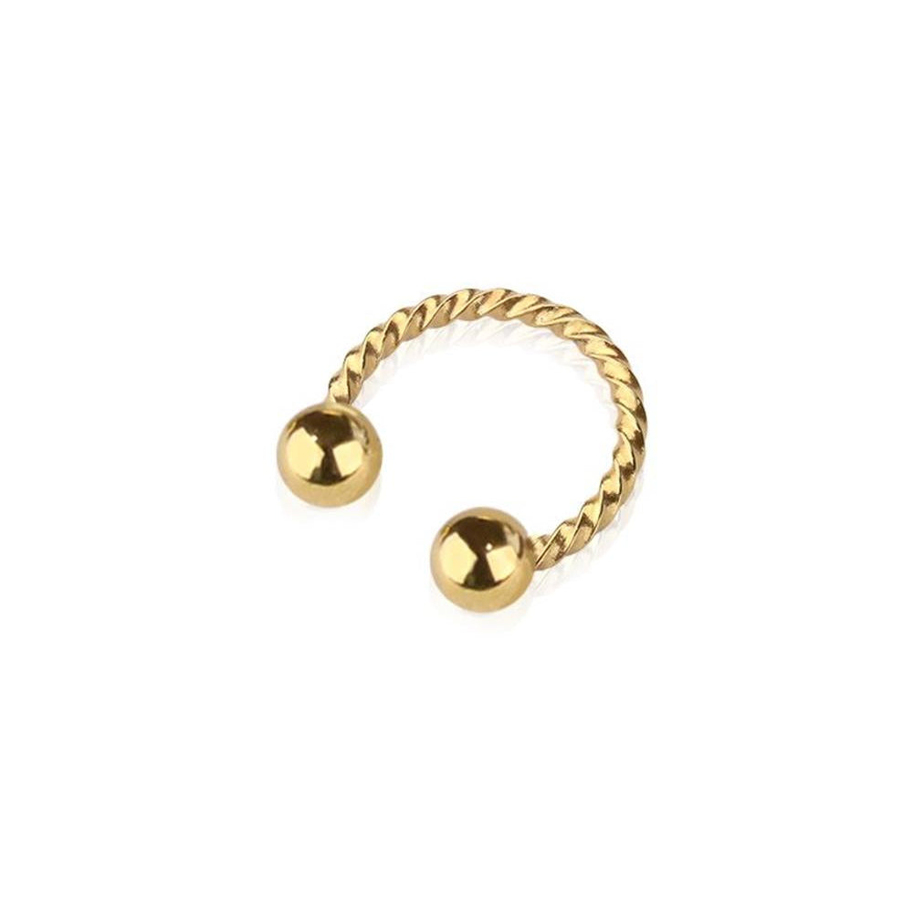 Premium Braided Circular Barbell 16g - 14g