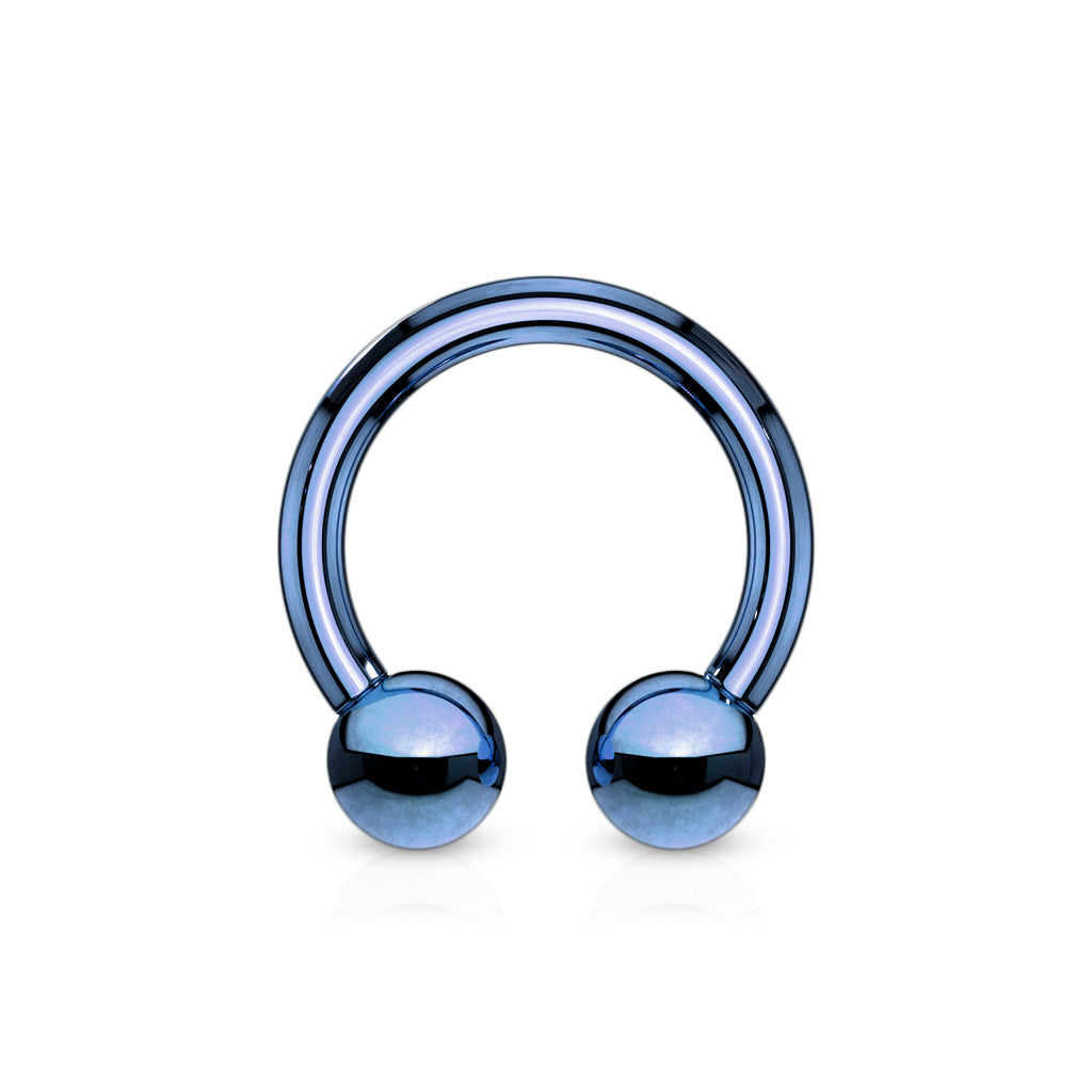 PVD Steel Circular Barbell