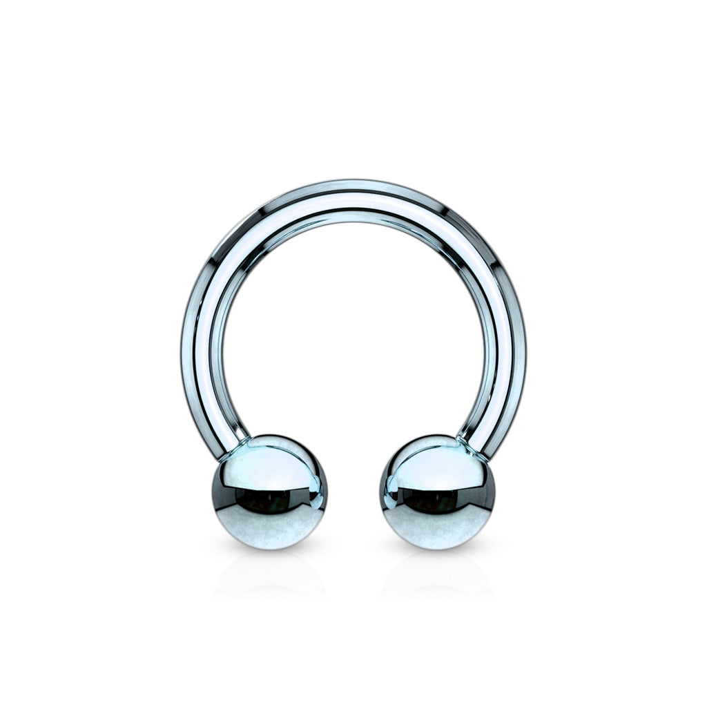 PVD Steel Circular Barbell