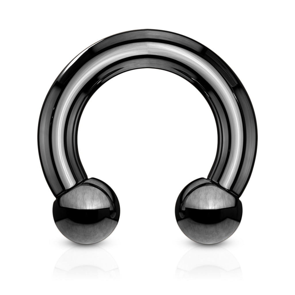 PVD Steel Circular Barbell