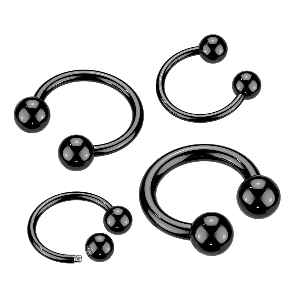 PVD Steel Circular Barbell