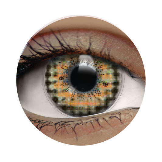 Hazel Harmony - Green and Brown Colored - Primal Contact Lenses