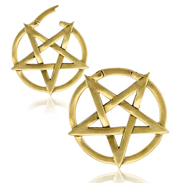 Hinged Brass Pentagram 6g $129