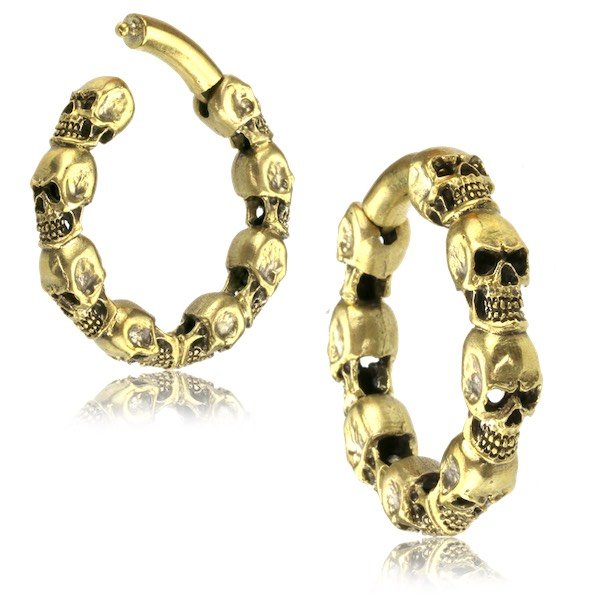 Hinged Brass Skulls 6g $129