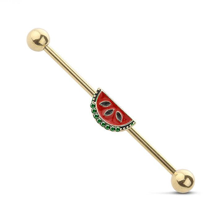 Watermelon Industrial Barbell 14g