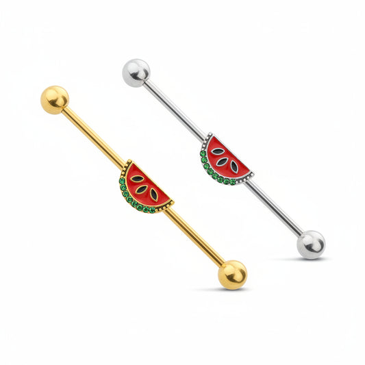 Watermelon Industrial Barbell 14g