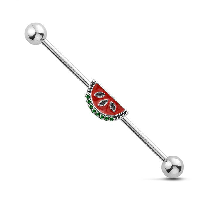 Watermelon Industrial Barbell 14g