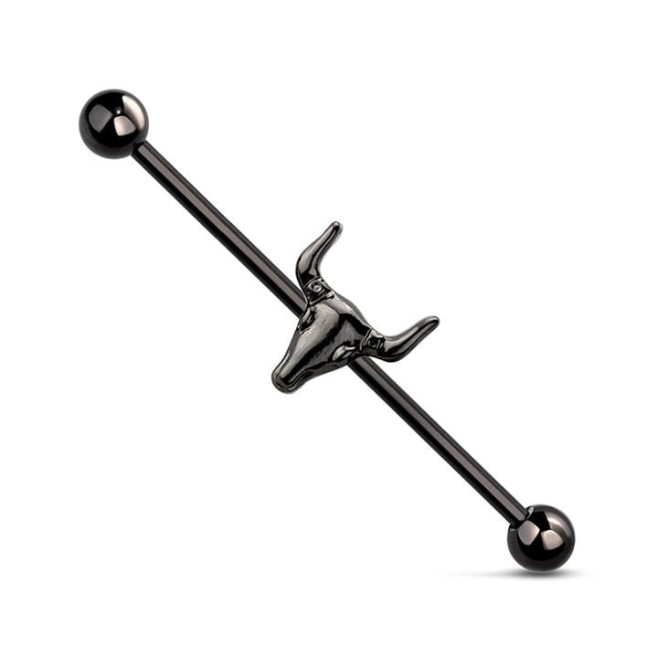 Bull Head Industrial Barbell 14g