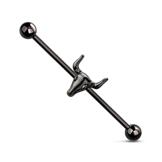 Bull Head Industrial Barbell 14g