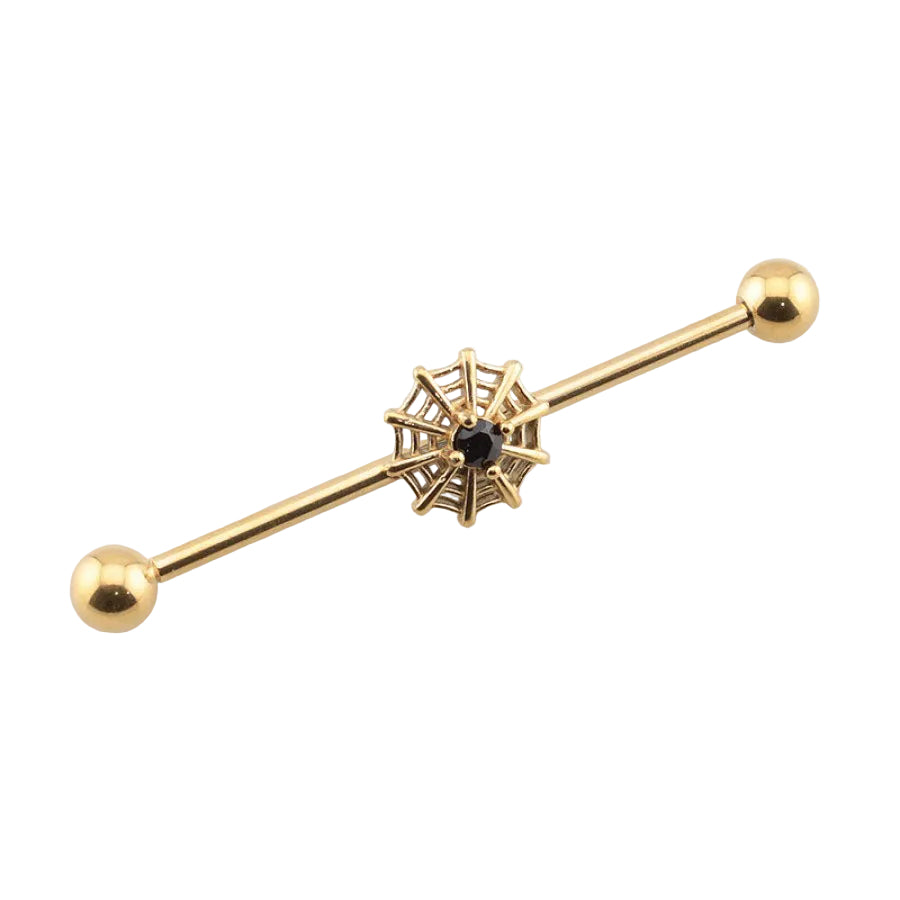 Arachnid Glam Industrial Barbell 14g