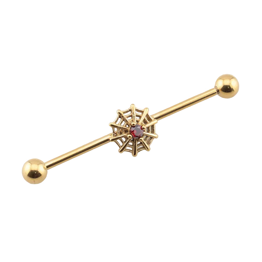 Arachnid Glam Industrial Barbell 14g