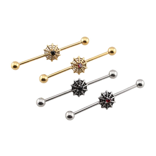 Arachnid Glam Industrial Barbell 14g