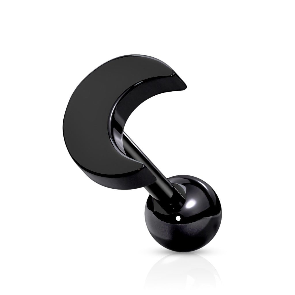 Premium Surgical Steel Moon Ball Back 16g