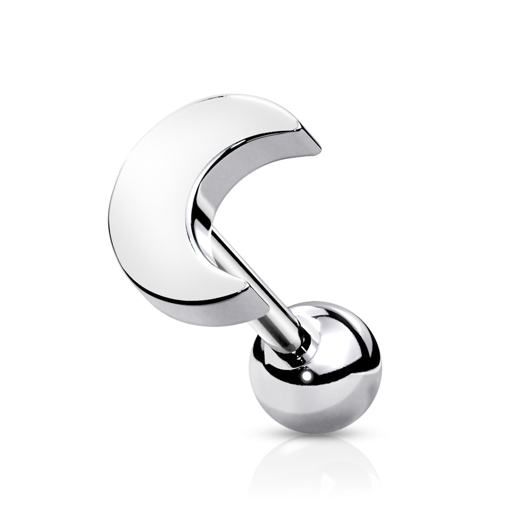 Premium Surgical Steel Moon Ball Back 16g