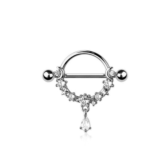 Nipple Shield 14g, 14mm bar