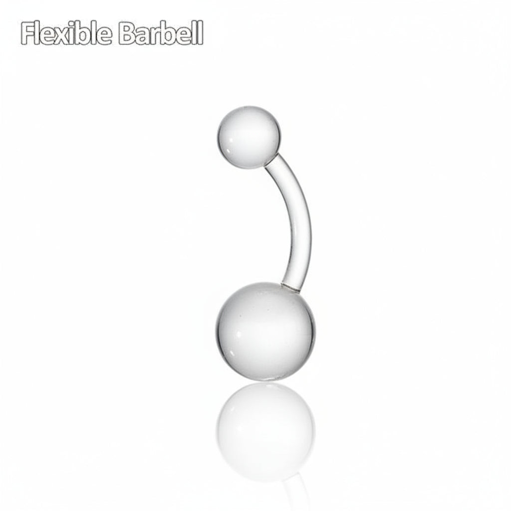 Bio-Plast Flexible Pregnancy Belly Ring 16g - 14g