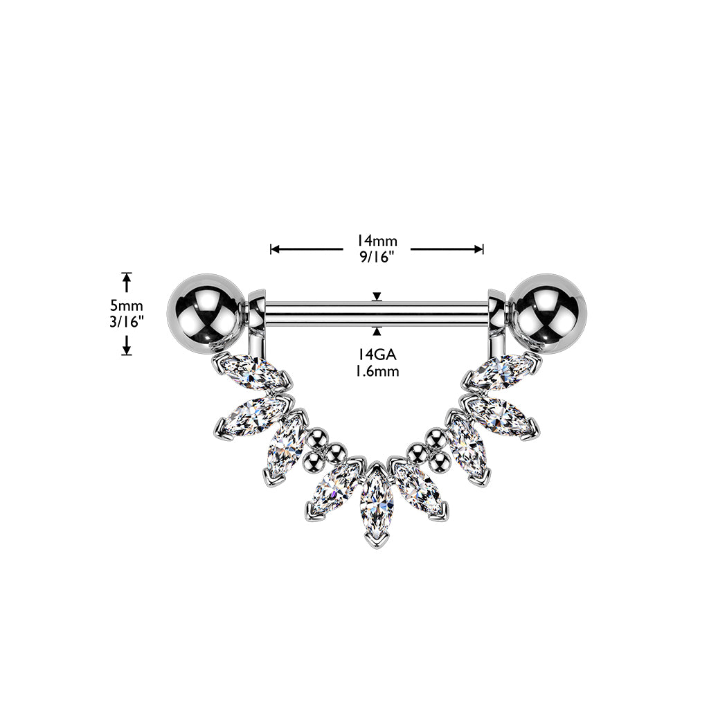 Radiant Bloom Nipple Shield 14g