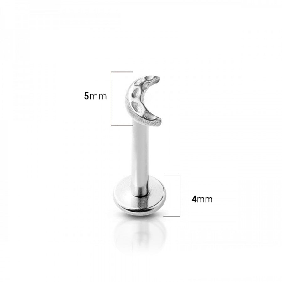 Lunar Crescent Flat Back 16g