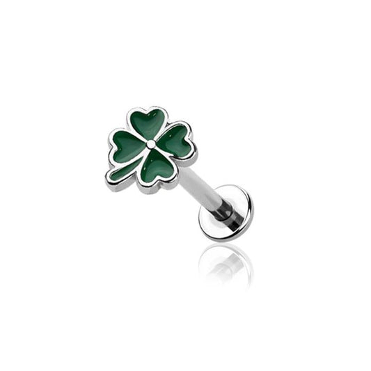 Premium Lucky Clover Flat Back 16g