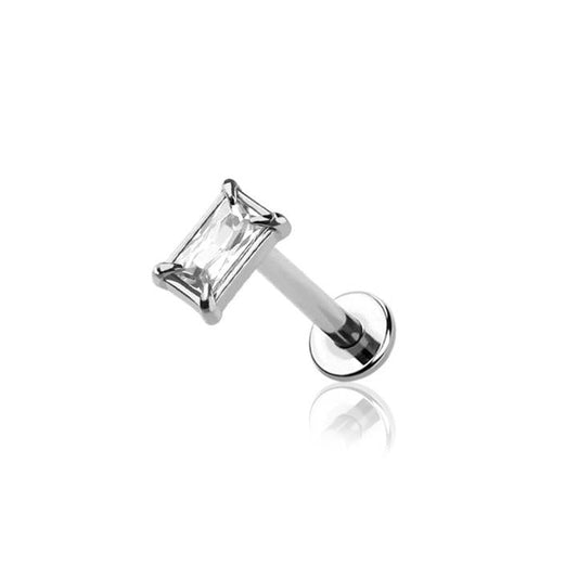 Claw-set Rectangle Flat Back 16g