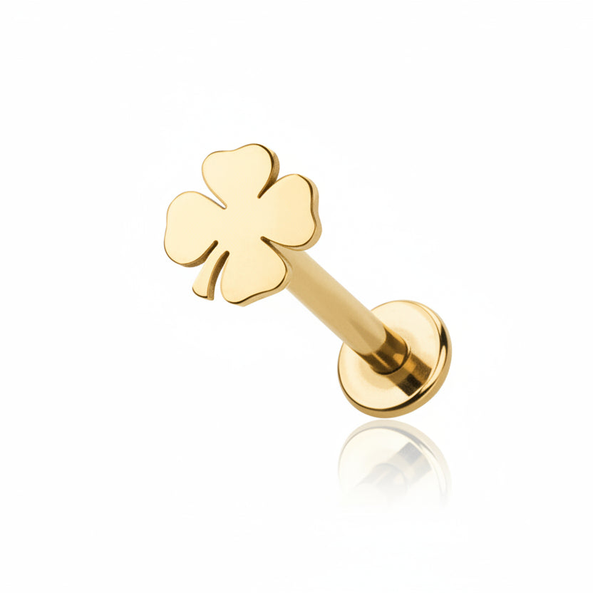 Premium Four-Leaf Clover Flat Back 16g